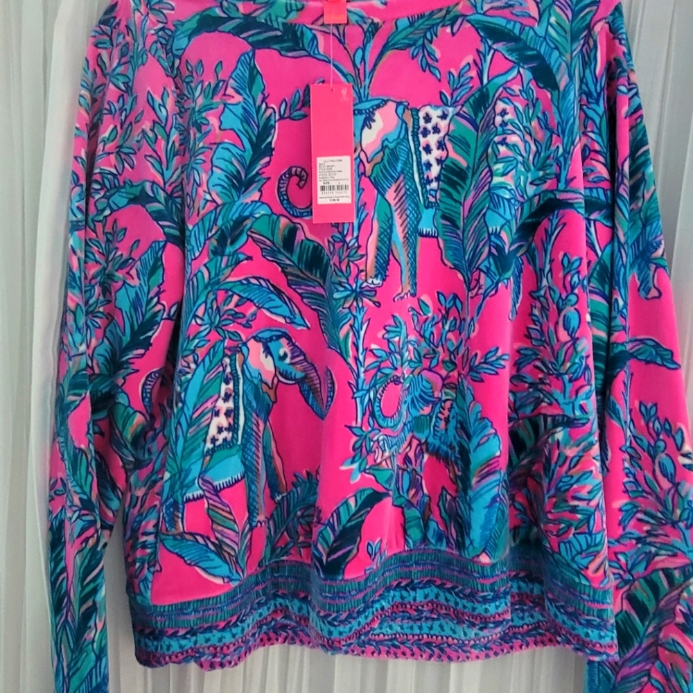 Lilly Pulitzer Rami Velour Sweatshirt
